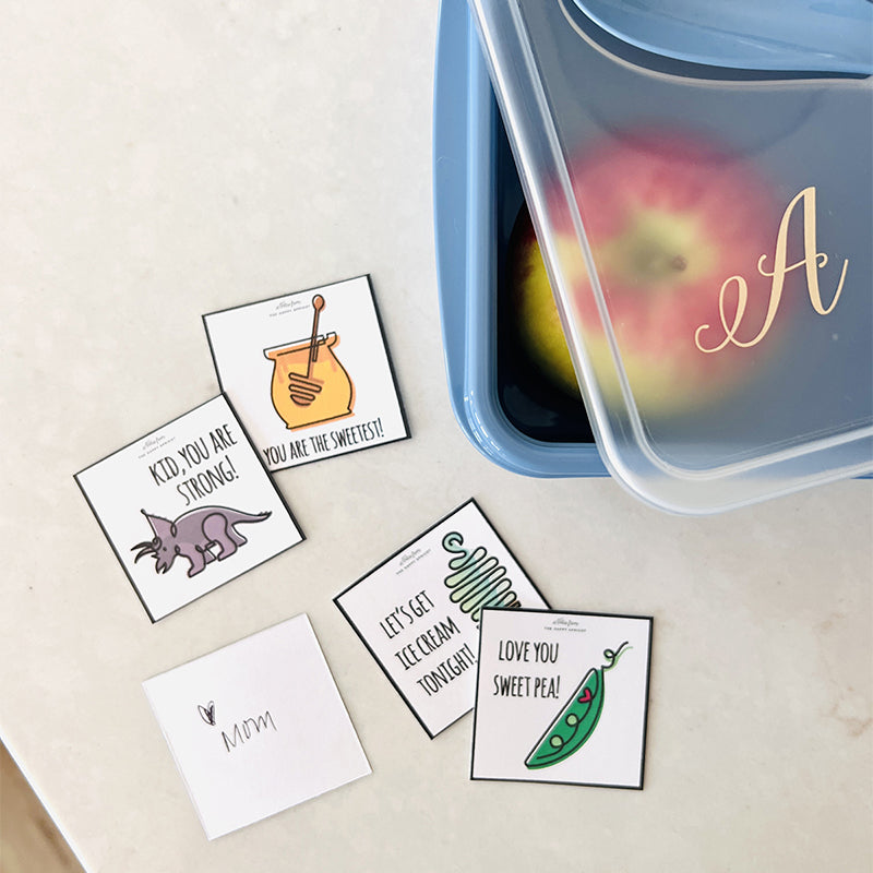Cute Lunch Box Notes , Lunch Notes cards , Printable Lunchbox Notes Instant  download