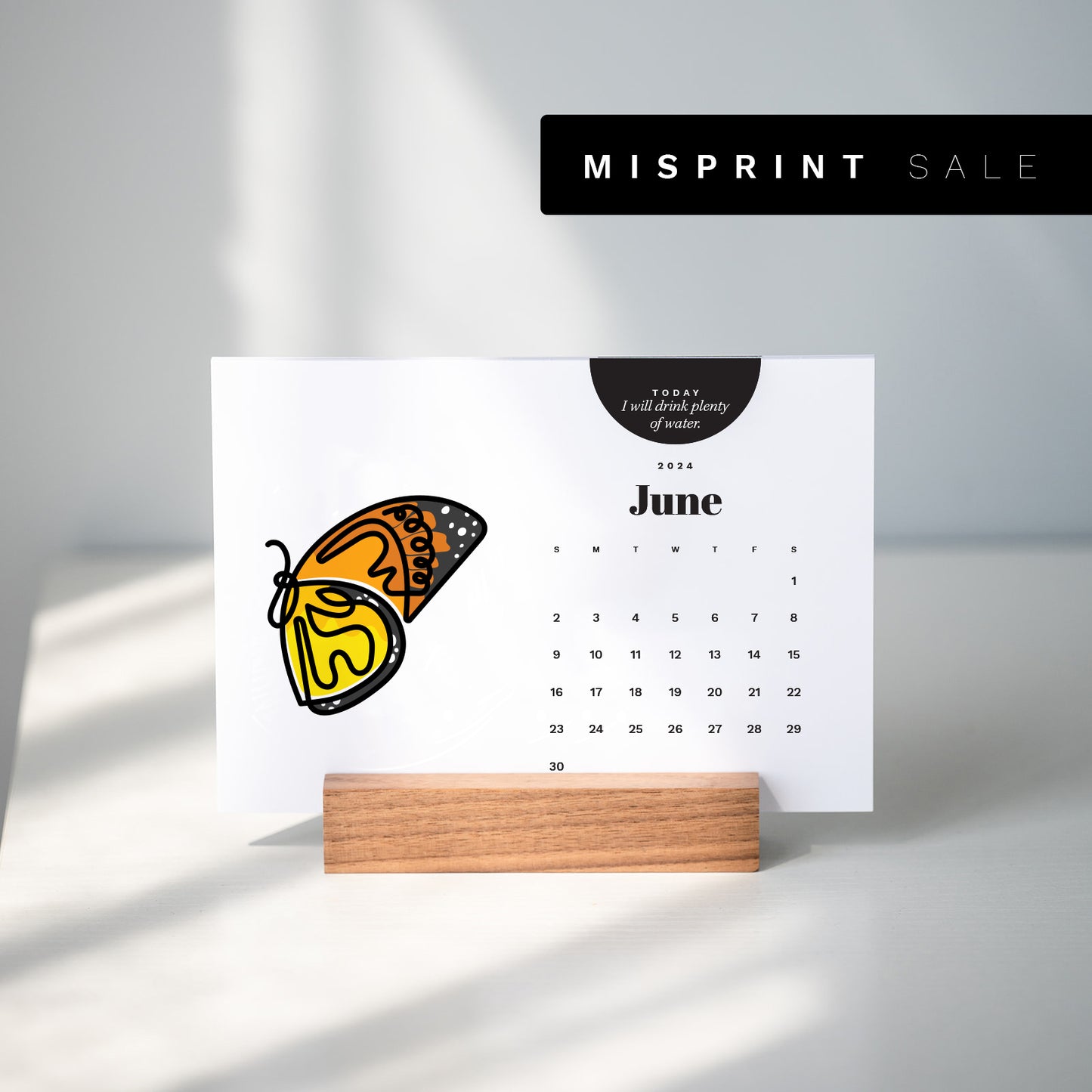 🤦‍♀️ MISPRINT // 2024 Desk Calendar with Stand