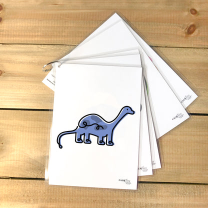 Kids Calm Cards Set - Rawr!